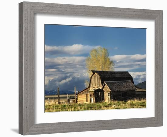 Barn, Grand Teton National Park, Wyoming, Usa-Adam Jones-Framed Photographic Print