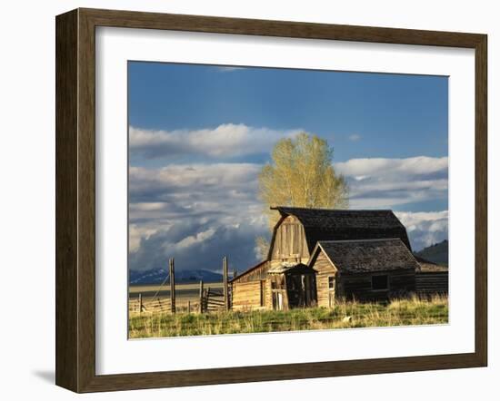 Barn, Grand Teton National Park, Wyoming, Usa-Adam Jones-Framed Photographic Print