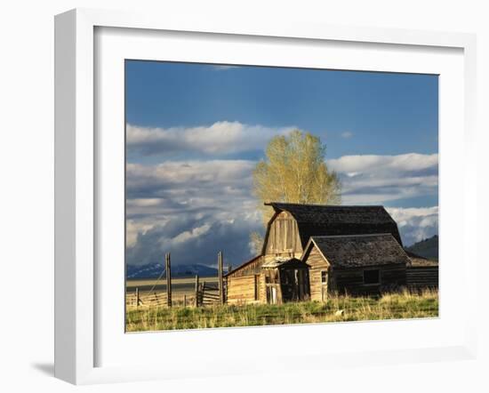 Barn, Grand Teton National Park, Wyoming, Usa-Adam Jones-Framed Photographic Print