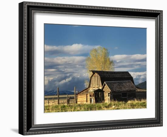 Barn, Grand Teton National Park, Wyoming, Usa-Adam Jones-Framed Photographic Print