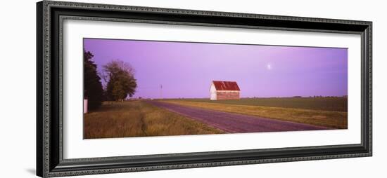 Barn in a Field, Illinois, USA-null-Framed Photographic Print