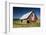 Barn in a field, Palouse, Moscow, Idaho, USA-Panoramic Images-Framed Photographic Print