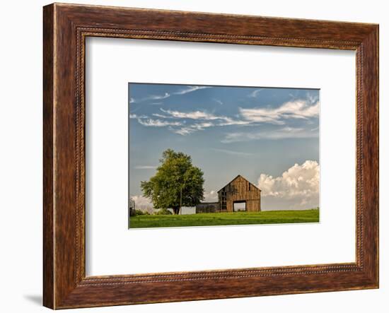 Barn in afternoon light, Kentucky-Adam Jones-Framed Photographic Print