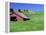 Barn in Field of Wheat, Palouse Area, Washington, USA-Janell Davidson-Framed Premier Image Canvas