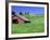 Barn in Field of Wheat, Palouse Area, Washington, USA-Janell Davidson-Framed Photographic Print