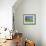 Barn in Field of Wheat, Palouse Area, Washington, USA-Janell Davidson-Framed Photographic Print displayed on a wall