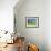 Barn in Field of Wheat, Palouse Area, Washington, USA-Janell Davidson-Framed Photographic Print displayed on a wall