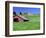 Barn in Field of Wheat, Palouse Area, Washington, USA-Janell Davidson-Framed Photographic Print