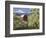 Barn in Orchard Below Mt. Hood-John McAnulty-Framed Photographic Print