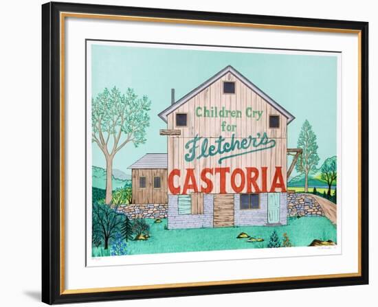 Barn in Stockport, New York-Jack Hofflander-Framed Limited Edition