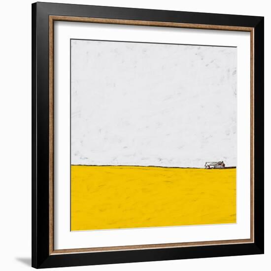 Barn in the Distance-Ynon Mabat-Framed Art Print