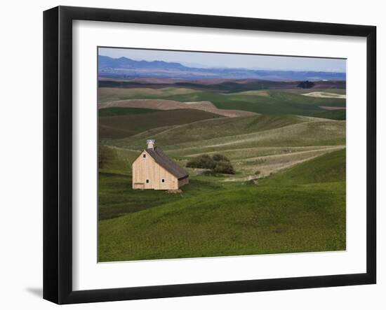 Barn in the Palouse, Idaho, USA-Jean Brooks-Framed Photographic Print