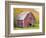 Barn in Vermont's Green Mountains, Hancock, Vermont, USA-Jerry & Marcy Monkman-Framed Photographic Print