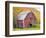 Barn in Vermont's Green Mountains, Hancock, Vermont, USA-Jerry & Marcy Monkman-Framed Photographic Print