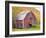 Barn in Vermont's Green Mountains, Hancock, Vermont, USA-Jerry & Marcy Monkman-Framed Photographic Print