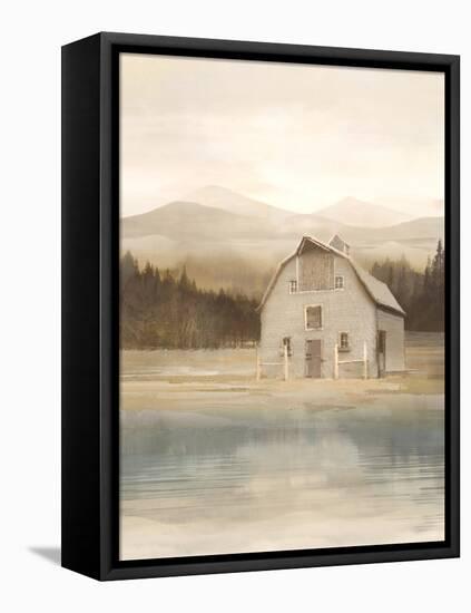 Barn Landscape, 2024-Jesse Carter-Framed Stretched Canvas