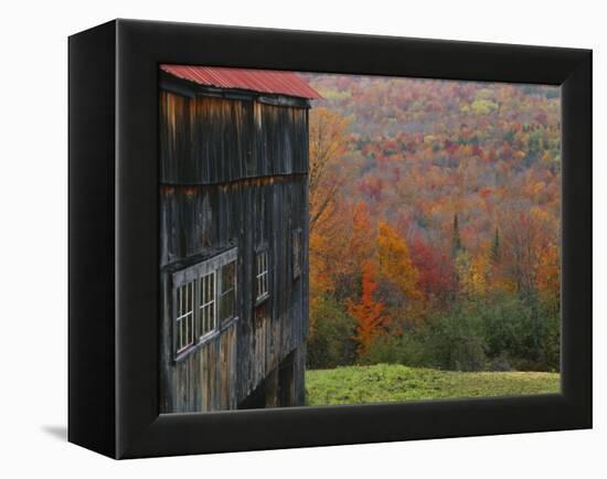 Barn Near Lush Hill, North Landgrove, Green Mountains, Vermont, USA-Scott T. Smith-Framed Premier Image Canvas