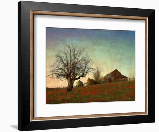 Barn on the Hill-Chris Vest-Framed Art Print