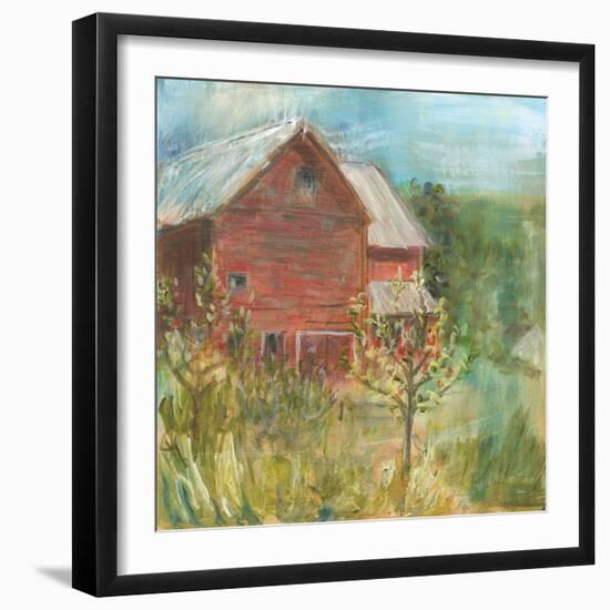 Barn Orchard-Sue Schlabach-Framed Art Print