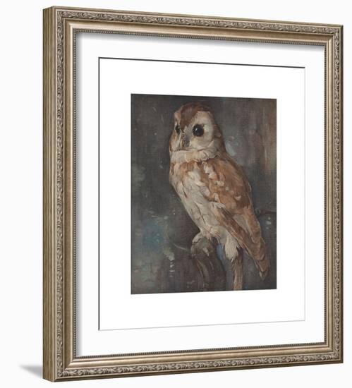 Barn Owl-Joseph Crawhall-Framed Premium Giclee Print