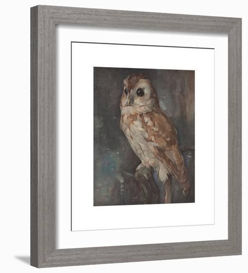 Barn Owl-Joseph Crawhall-Framed Premium Giclee Print