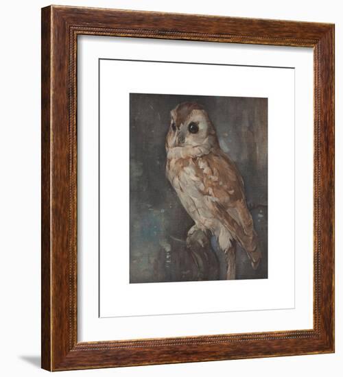 Barn Owl-Joseph Crawhall-Framed Premium Giclee Print