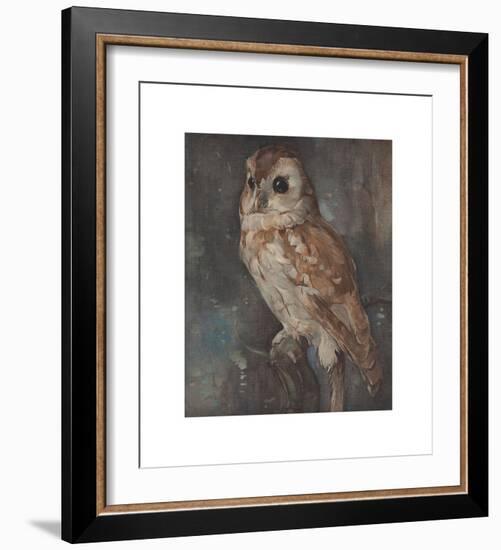 Barn Owl-Joseph Crawhall-Framed Premium Giclee Print