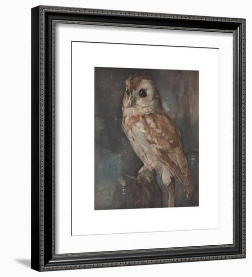 Barn Owl-Joseph Crawhall-Framed Premium Giclee Print