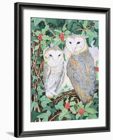 Barn Owls-Suzanne Bailey-Framed Giclee Print