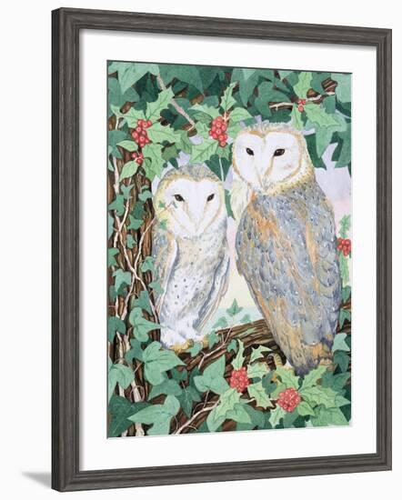 Barn Owls-Suzanne Bailey-Framed Giclee Print