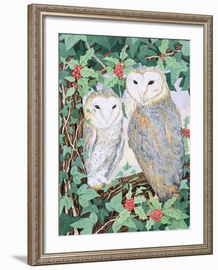 Barn Owls-Suzanne Bailey-Framed Giclee Print