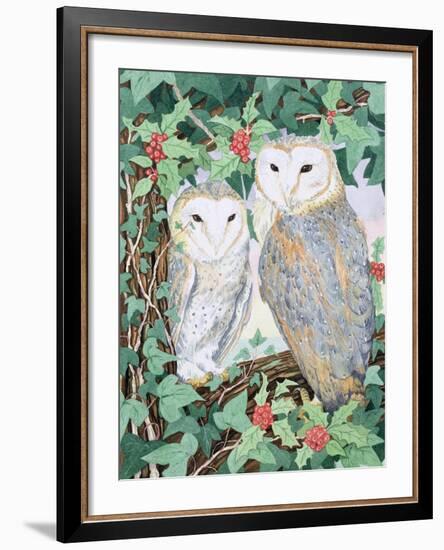 Barn Owls-Suzanne Bailey-Framed Giclee Print