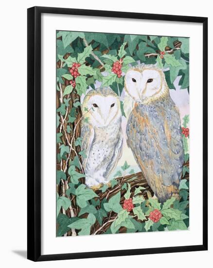 Barn Owls-Suzanne Bailey-Framed Giclee Print