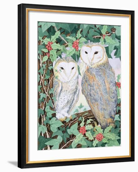 Barn Owls-Suzanne Bailey-Framed Giclee Print