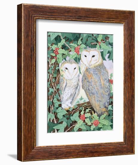 Barn Owls-Suzanne Bailey-Framed Giclee Print