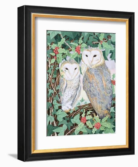 Barn Owls-Suzanne Bailey-Framed Giclee Print