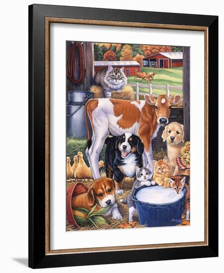 Barn Pals-Jenny Newland-Framed Giclee Print