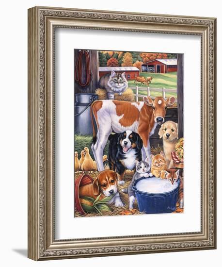 Barn Pals-Jenny Newland-Framed Giclee Print