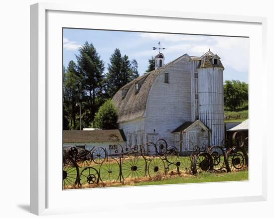 Barn, Pullman, Washington, USA-Charles Gurche-Framed Photographic Print