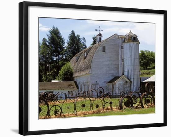 Barn, Pullman, Washington, USA-Charles Gurche-Framed Photographic Print