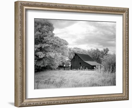 Barn, Route 66-Carol Highsmith-Framed Photo