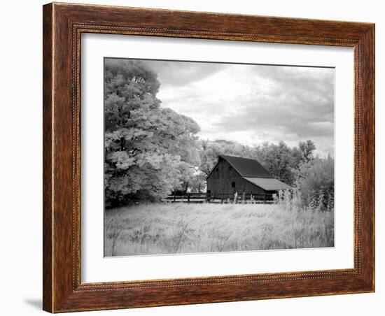 Barn, Route 66-Carol Highsmith-Framed Photo