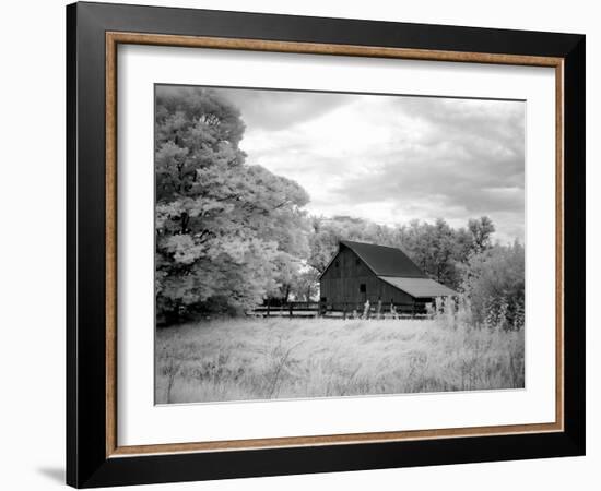 Barn, Route 66-Carol Highsmith-Framed Photo