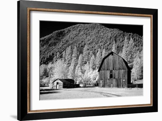 Barn, Rural Montana-Carol Highsmith-Framed Photo