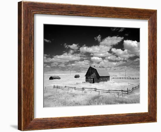 Barn, Rural Montana-Carol Highsmith-Framed Photo