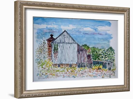 Barn, Sandy Hill Rd, Pa., 2003-Anthony Butera-Framed Giclee Print