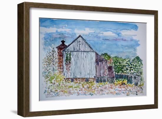 Barn, Sandy Hill Rd, Pa., 2003-Anthony Butera-Framed Giclee Print