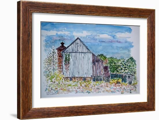 Barn, Sandy Hill Rd, Pa., 2003-Anthony Butera-Framed Giclee Print