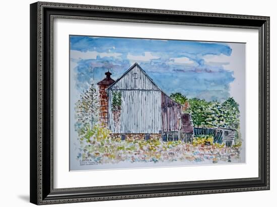 Barn, Sandy Hill Rd, Pa., 2003-Anthony Butera-Framed Giclee Print