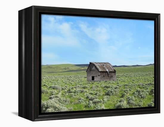 Barn Scene III-James McLoughlin-Framed Premier Image Canvas